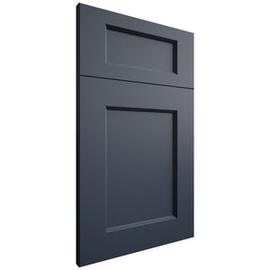 Greenfield Midnight Blue ( Maple | Plain Cut [ Frameless • Satin • Painted ] - 10' X 10' Kitchen Cabinet ) | Assembled In USA