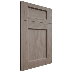 Greenfield Pewter Cherry ( Cherry | Plain Cut [ Frameless • Satin • Stained ] - 10' X 10' Kitchen Cabinet ) | Assembled In USA