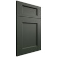 SD2 - Sample - Small Door - 11 W X 14 H - Greenfield Pewter Green