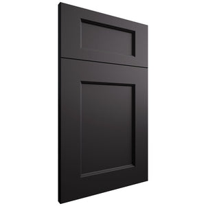 Greenfield Simply Black ( Maple | Plain Cut [ Frameless • Satin • Painted ] - 10' X 10' Kitchen Cabinet ) | Assembled In USA