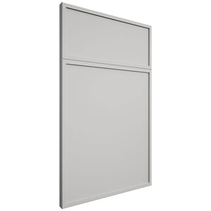 Hampton Square Dove Gray ( Maple | Plain Cut [ Frameless • Satin • Painted ] - 10' X 10' Kitchen Cabinet ) | Assembled In USA