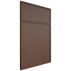 Hampton Square Driftwood Cherry ( Cherry | Plain Cut [ Frameless • Satin • Stained ] - 10' X 10' Kitchen Cabinet ) | Assembled In USA