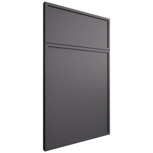 Hampton Square Peppercorn ( Maple | Plain Cut [ Frameless • Satin • Painted ] - 10' X 10' Kitchen Cabinet ) | Assembled In USA