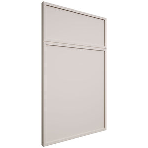 Hampton Square Repose Gray ( Maple | Plain Cut [ Frameless • Satin • Painted ] - 10' X 10' Kitchen Cabinet ) | Assembled In USA