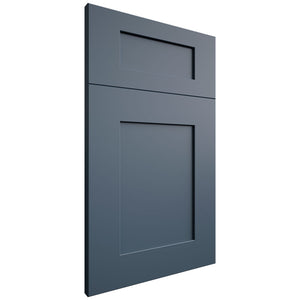 Lakeland II Blue Slate ( Maple | Plain Cut [ Frameless • Satin • Painted ] - 10' X 10' Kitchen Cabinet ) | Assembled In USA