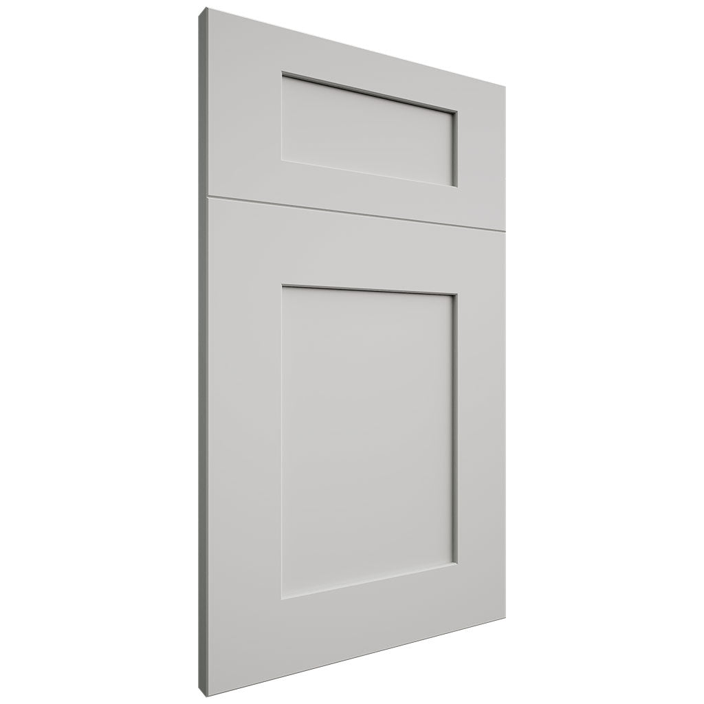 Lakeland II Dove Gray ( Maple | Plain Cut [ Frameless • Satin • Painted ] - 10' X 10' Kitchen Cabinet ) | Assembled In USA