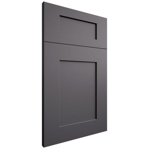 Lakeland II Peppercorn (Arce | Corte liso [Sin marco • Satinado • Pintado] - Gabinete de cocina de 3 x 3 metros) | Ensamblado en EE. UU.