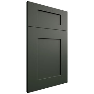 Lakeland II Pewter Green ( Maple | Plain Cut [ Frameless • Satin • Painted ] - 10' X 10' Kitchen Cabinet ) | Assembled In USA