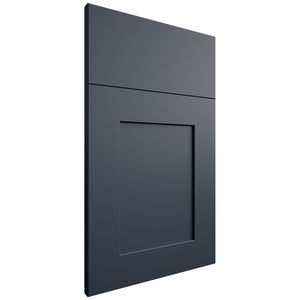 Lakeland Midnight Blue ( Maple | Plain Cut [ Frameless • Satin • Painted ] - 10' X 10' Kitchen Cabinet ) | Assembled In USA