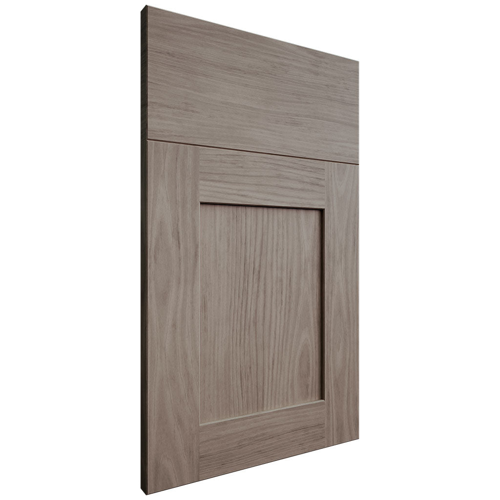 Lakeland Pewter Cherry ( Cherry | Plain Cut [ Frameless • Satin • Stained ] - 10' X 10' Kitchen Cabinet ) | Assembled In USA