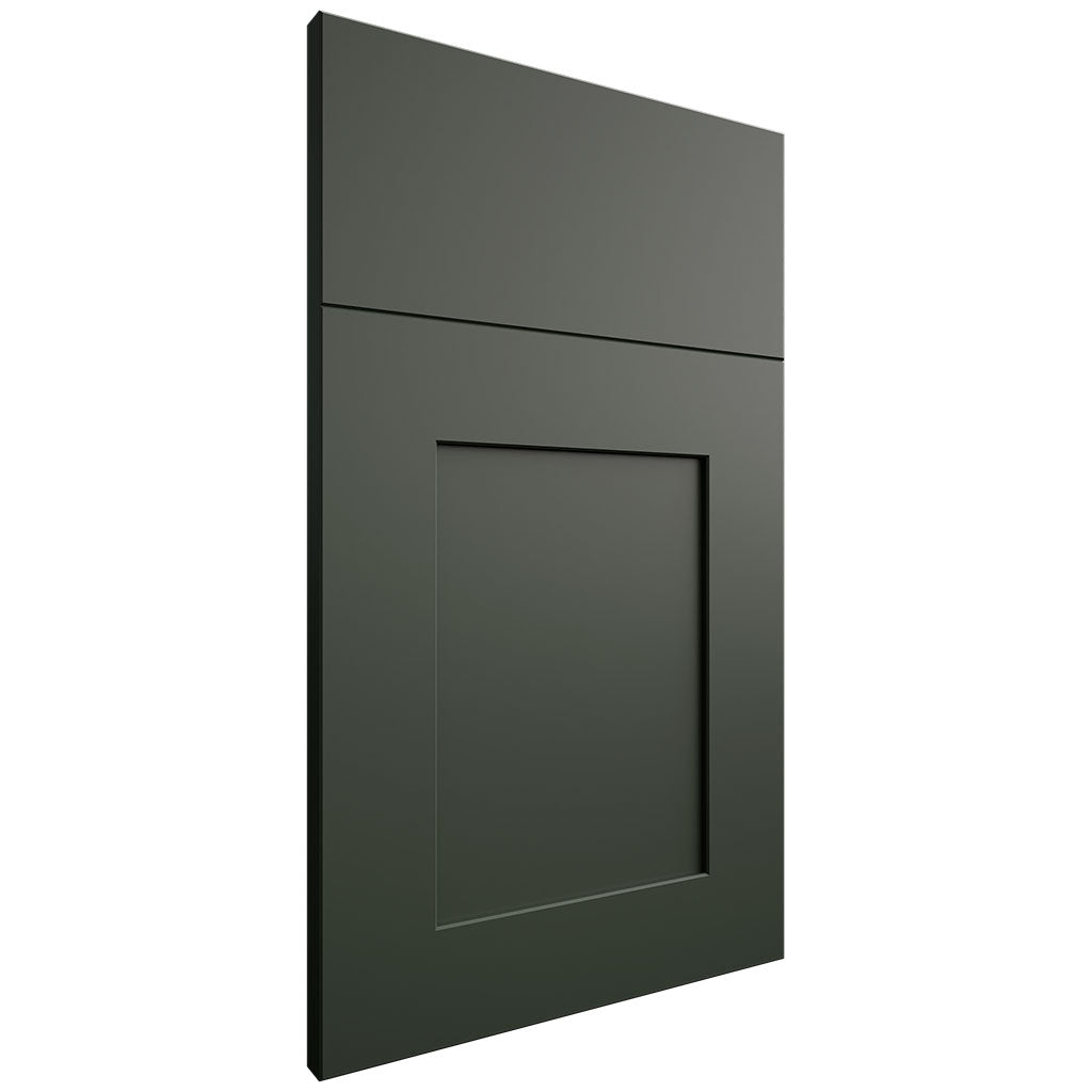 Lakeland Pewter Green ( Maple | Plain Cut [ Frameless • Satin • Painted ] - 10' X 10' Kitchen Cabinet ) | Assembled In USA