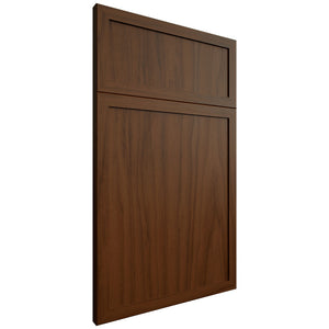 Montauk Natural Walnut ( Walnut | Plain Cut [ Frameless • Satin • Stained ] - 10' X 10' Kitchen Cabinet ) | Assembled In USA