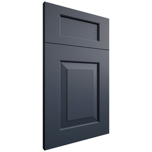 Newhaven Midnight Blue ( Maple | Plain Cut [ Frameless • Satin • Painted ] - 10' X 10' Kitchen Cabinet ) | Assembled In USA