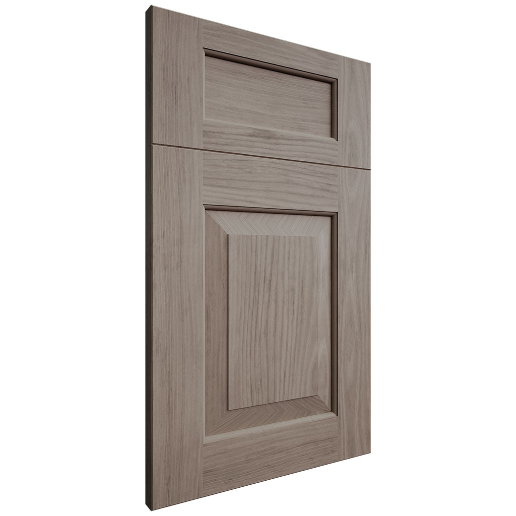 Newhaven Pewter Cherry ( Cherry | Plain Cut [ Frameless • Satin • Stained ] - 10' X 10' Kitchen Cabinet ) | Assembled In USA