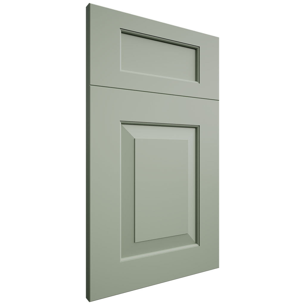 Newhaven Sage Green ( Maple | Plain Cut [ Frameless • Satin • Painted ] - 10' X 10' Kitchen Cabinet ) | Assembled In USA