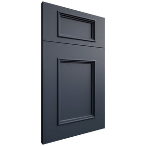 Ridgewood Midnight Blue ( Maple | Plain Cut [ Frameless • Satin • Painted ] - 10' X 10' Kitchen Cabinet ) | Assembled In USA