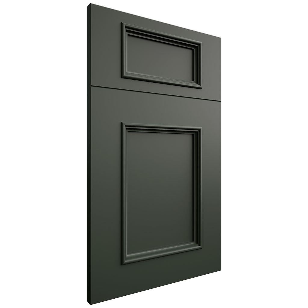 Ridgewood Pewter Green ( Maple | Plain Cut [ Frameless • Satin • Painted ] - 10' X 10' Kitchen Cabinet ) | Assembled In USA