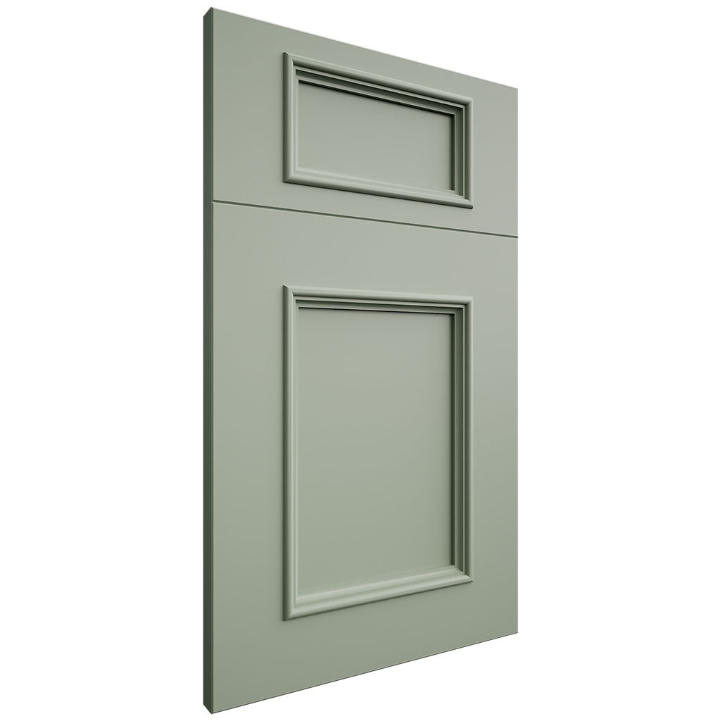 Ridgewood Sage Green ( Maple | Plain Cut [ Frameless • Satin • Painted ] - 10' X 10' Kitchen Cabinet ) | Assembled In USA