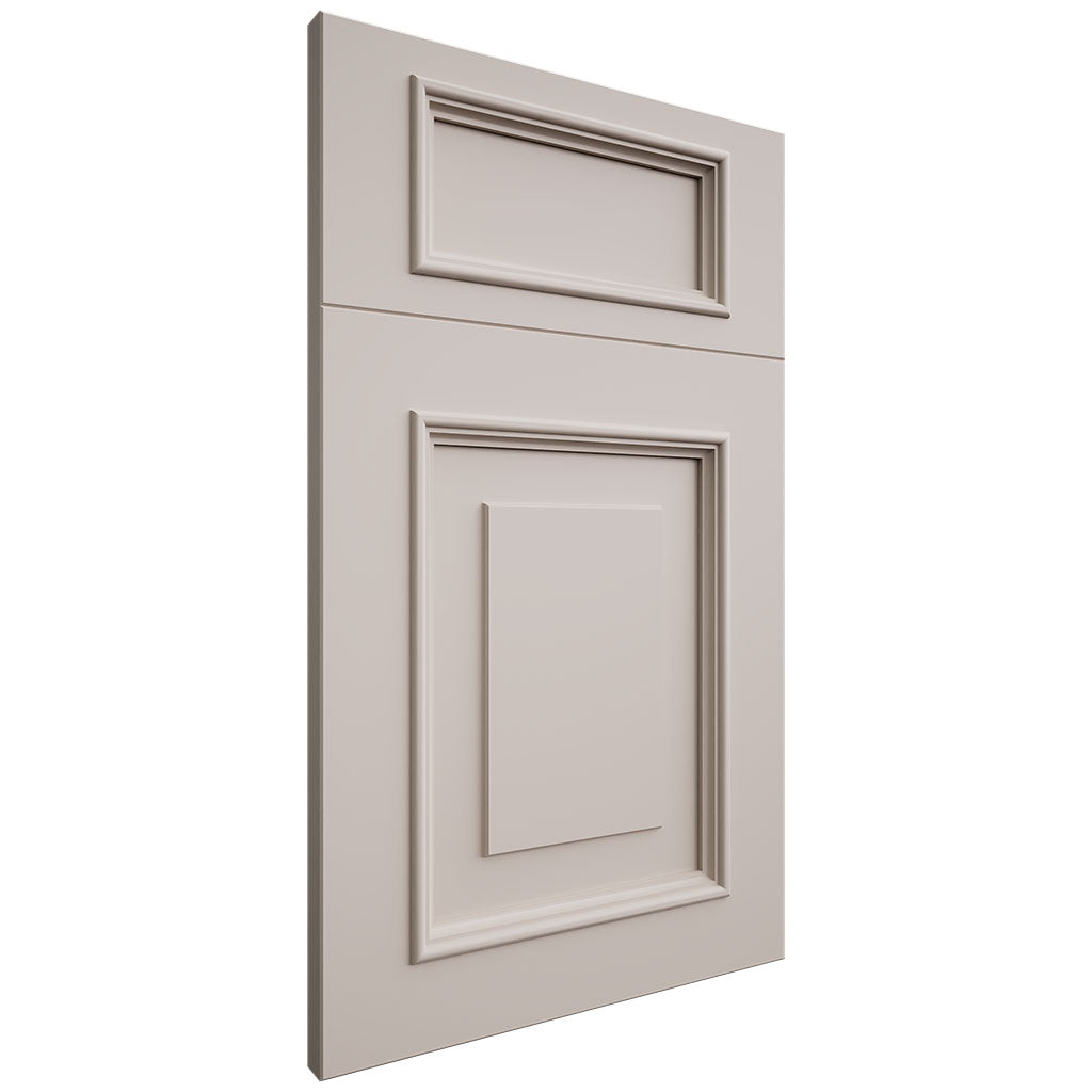 Wellington Anew Gray ( Maple | Plain Cut [ Frameless • Satin • Painted ] - 10' X 10' Kitchen Cabinet ) | Assembled In USA