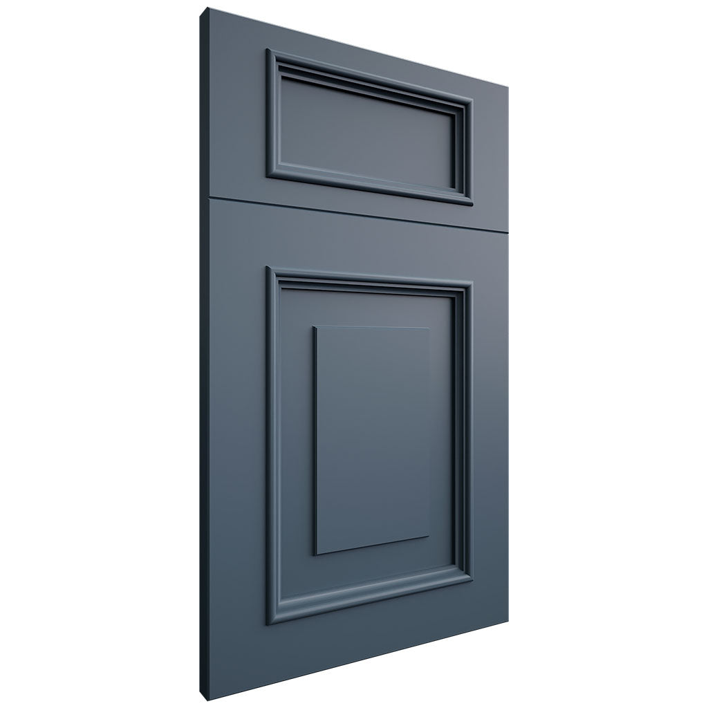 Wellington Blue Slate ( Maple | Plain Cut [ Frameless • Satin • Painted ] - 10' X 10' Kitchen Cabinet ) | Assembled In USA