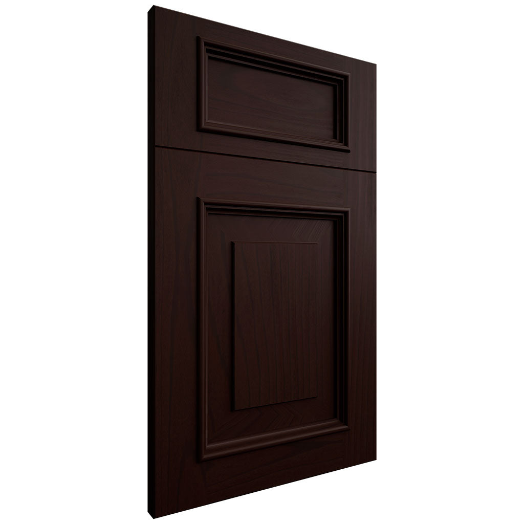 Wellington Cherry Black Walnut ( Cherry | Plain Cut [ Frameless • Satin • Stained ] - 10' X 10' Kitchen Cabinet ) | Assembled In USA