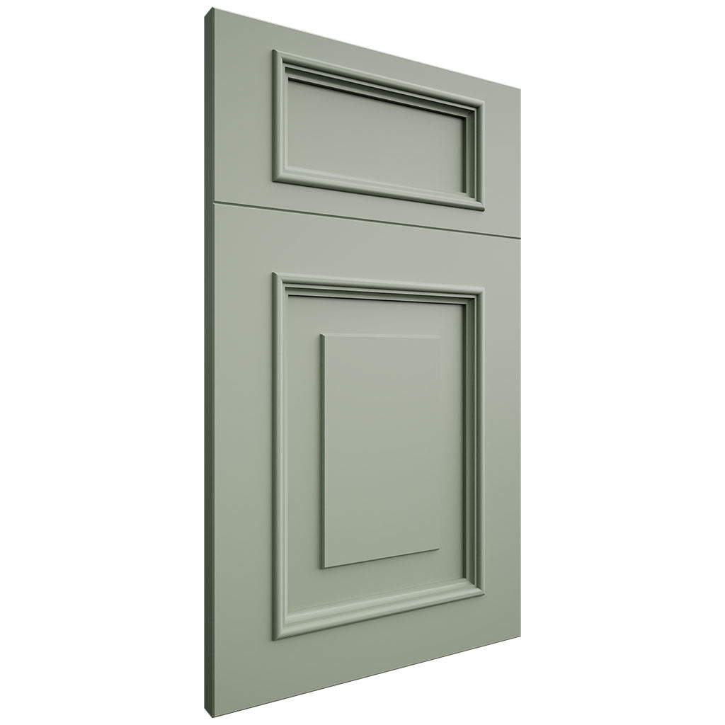 Wellington Sage Green ( Maple | Plain Cut [ Frameless • Satin • Painted ] - 10' X 10' Kitchen Cabinet ) | Assembled In USA