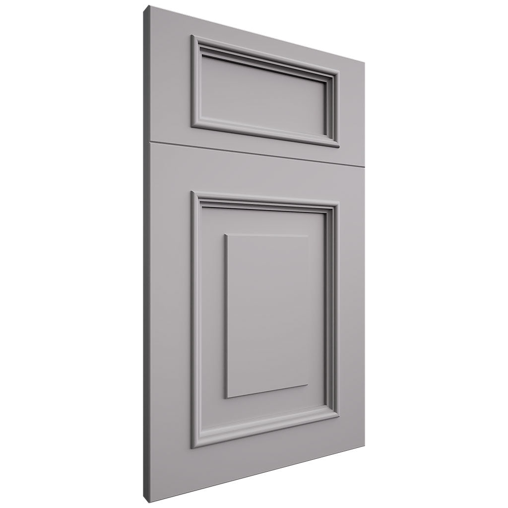 Wellington Simply Gray ( Maple | Plain Cut [ Frameless • Satin • Painted ] - 10' X 10' Kitchen Cabinet ) | Assembled In USA