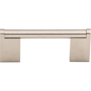 Princetonian Bar Pull ( Steel | Brushed Satin Nickel - Bar Pulls Collection ) | Manufactured Globally