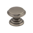 Flat Top Knob ( Zinc Alloy | Pewter Antique - Dakota Collection ) | Manufactured Globally