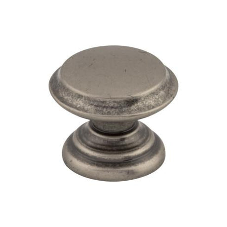 Flat Top Knob ( Zinc Alloy | Pewter Antique - Dakota Collection ) | Manufactured Globally