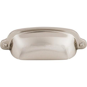 Charlotte Cup Pull ( Zinc Alloy | Polished Nickel - Asbury Collection ) | Manufactured Globally