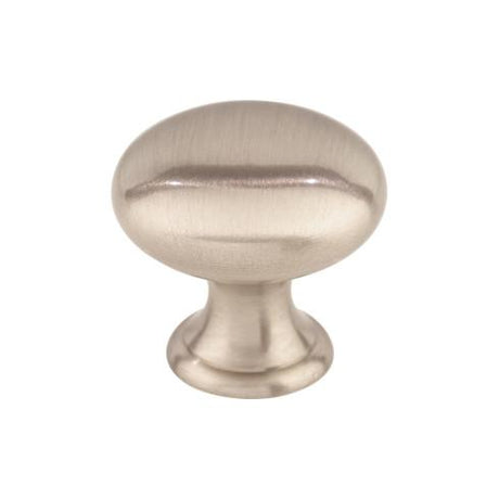 Mushroom Knob ( Zinc Alloy | Brushed Satin Nickel - Somerset II Collection ) | Manufactured Globally