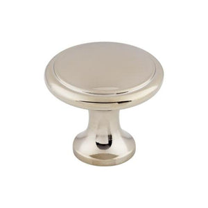 Ringed Knob ( Zinc Alloy | Polished Nickel - Asbury Collection ) | Manufactured Globally
