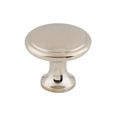 Ringed Knob ( Zinc Alloy | Polished Nickel - Asbury Collection ) | Manufactured Globally