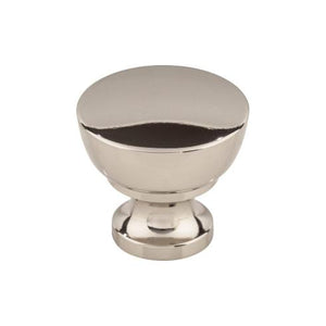 Bergen Knob ( Zinc Alloy | Polished Nickel - Asbury Collection ) | Manufactured Globally