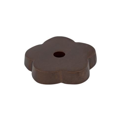 Aspen Flower Backplate ( Cast Bronze | Mahogany Bronze - Aspen Collection ) | Manufactured Globally