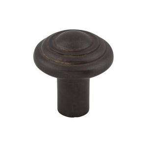 Aspen Button Knob ( Cast Bronze | Medium Bronze - Aspen Collection ) | Manufactured Globally