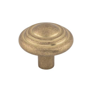 Aspen Button Knob ( Cast Bronze | Light Bronze - Aspen Collection ) | Manufactured Globally