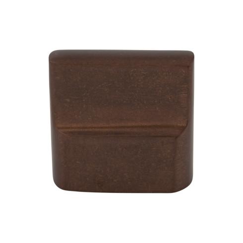 Aspen Flat Sided Knob ( Cast Bronze | Mahogany Bronze - Aspen Collection ) | Manufactured Globally