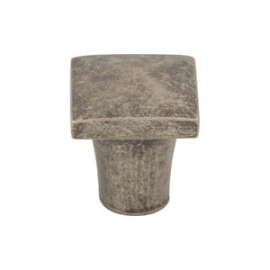 Aspen Square Knob ( Cast Bronze | Silicon Bronze Light - Aspen Collection ) | Manufactured Globally