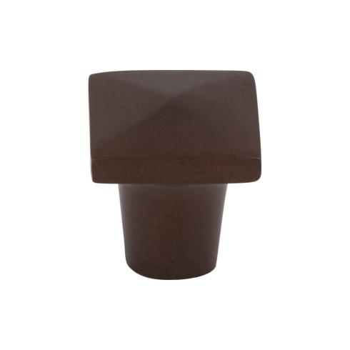 Aspen Square Knob ( Cast Bronze | Mahogany Bronze - Aspen Collection ) | Manufactured Globally