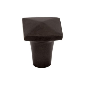 Aspen Square Knob ( Cast Bronze | Medium Bronze - Aspen Collection ) | Manufactured Globally