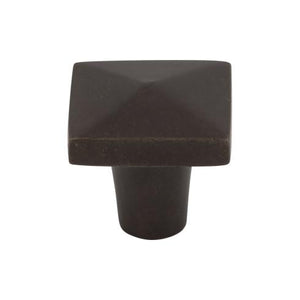 Aspen Square Knob ( Cast Bronze | Medium Bronze - Aspen Collection ) | Manufactured Globally