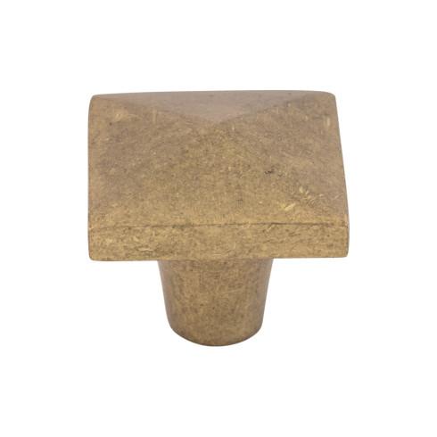 Aspen Square Knob ( Cast Bronze | Light Bronze - Aspen Collection ) | Manufactured Globally