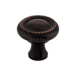 Swirl Cut Knob ( Zinc Alloy | Tuscan Bronze - Somerset II Collection ) | Manufactured Globally