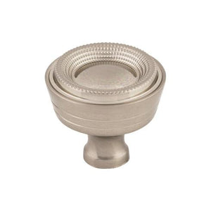 Beaded Knob ( Hollow Brass | Brushed Satin Nickel - Edwardian Collection ) | Manufactured Globally