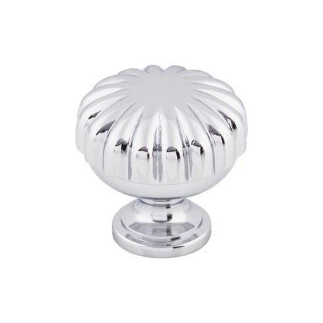 Melon Knob ( Zinc Alloy | Polished Chrome - Somerset II Collection ) | Manufactured Globally