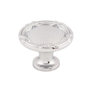 Ribbon & Reed Knob ( Zinc Alloy | Polished Chrome - Edwardian Collection ) | Manufactured Globally