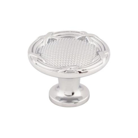 Ribbon & Reed Knob ( Zinc Alloy | Polished Chrome - Edwardian Collection ) | Manufactured Globally