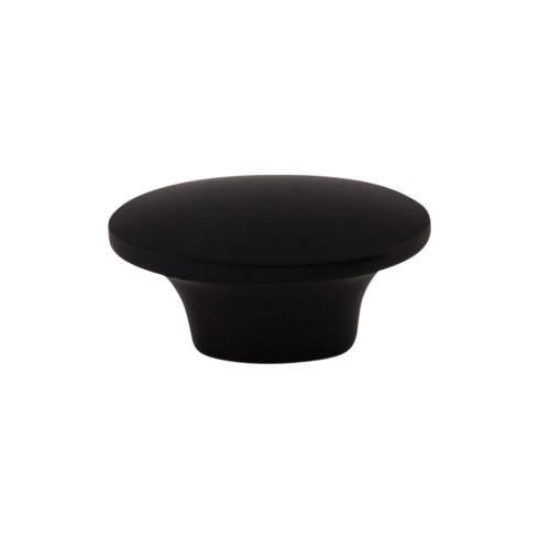 Oval Knob ( Zinc Alloy | Flat Black - Dakota Collection ) | Manufactured Globally